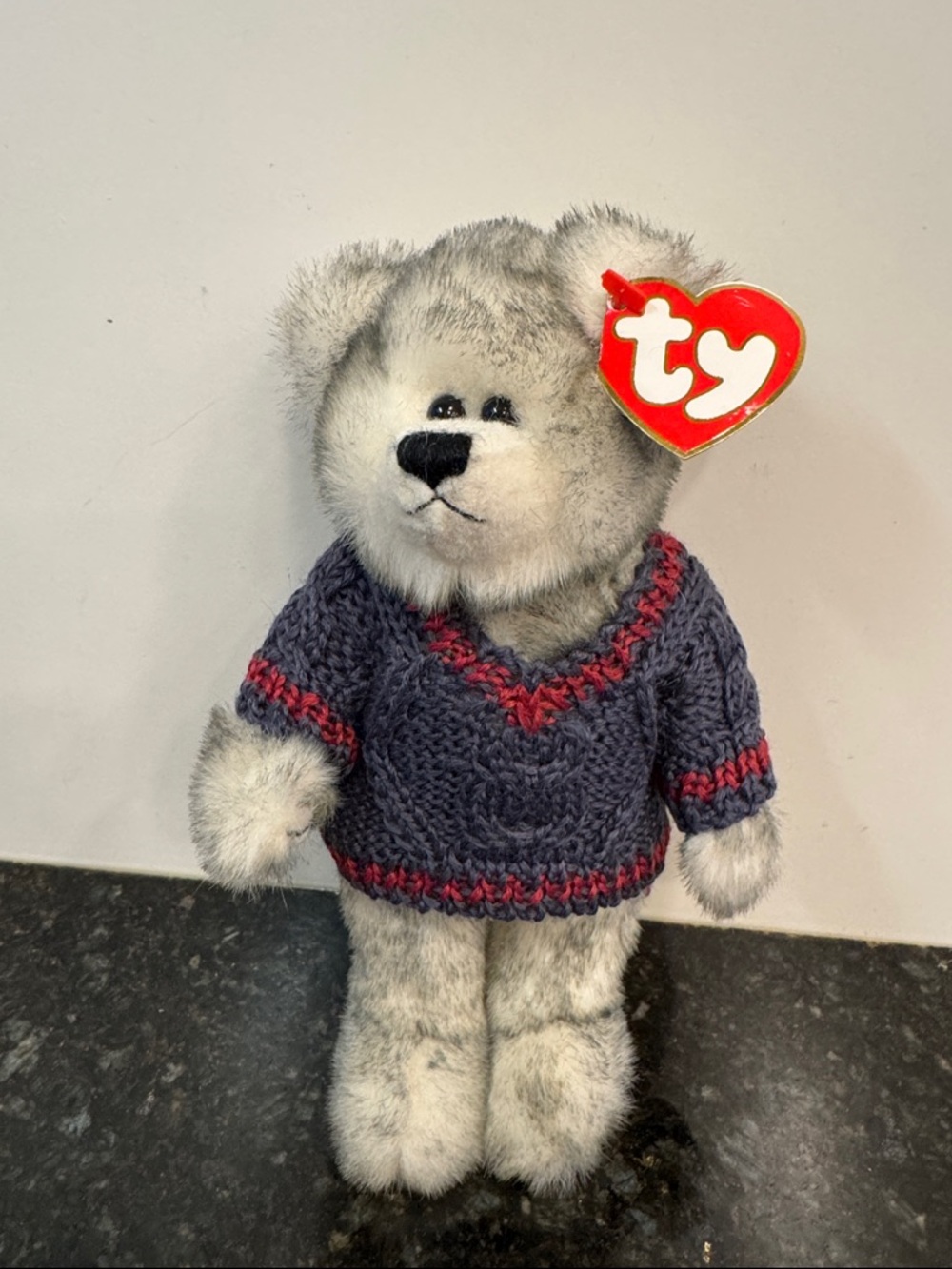Ty Beanie Babies Fairbanks Retired 1993 Attic Treasures Jointed Plush Bear
